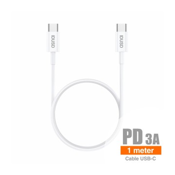 Cabo PD USB-C para USB-C 1M...