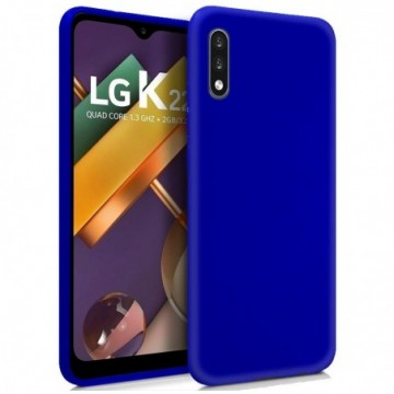 CAPA SILICONE LG K22 (AZUL)